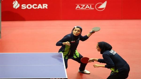 اندونزی و مالدیو رقبای تیم تنیس روی میز بانوان ایران در مسابقات قهرمانی آسیا