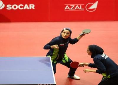 اندونزی و مالدیو رقبای تیم تنیس روی میز بانوان ایران در مسابقات قهرمانی آسیا